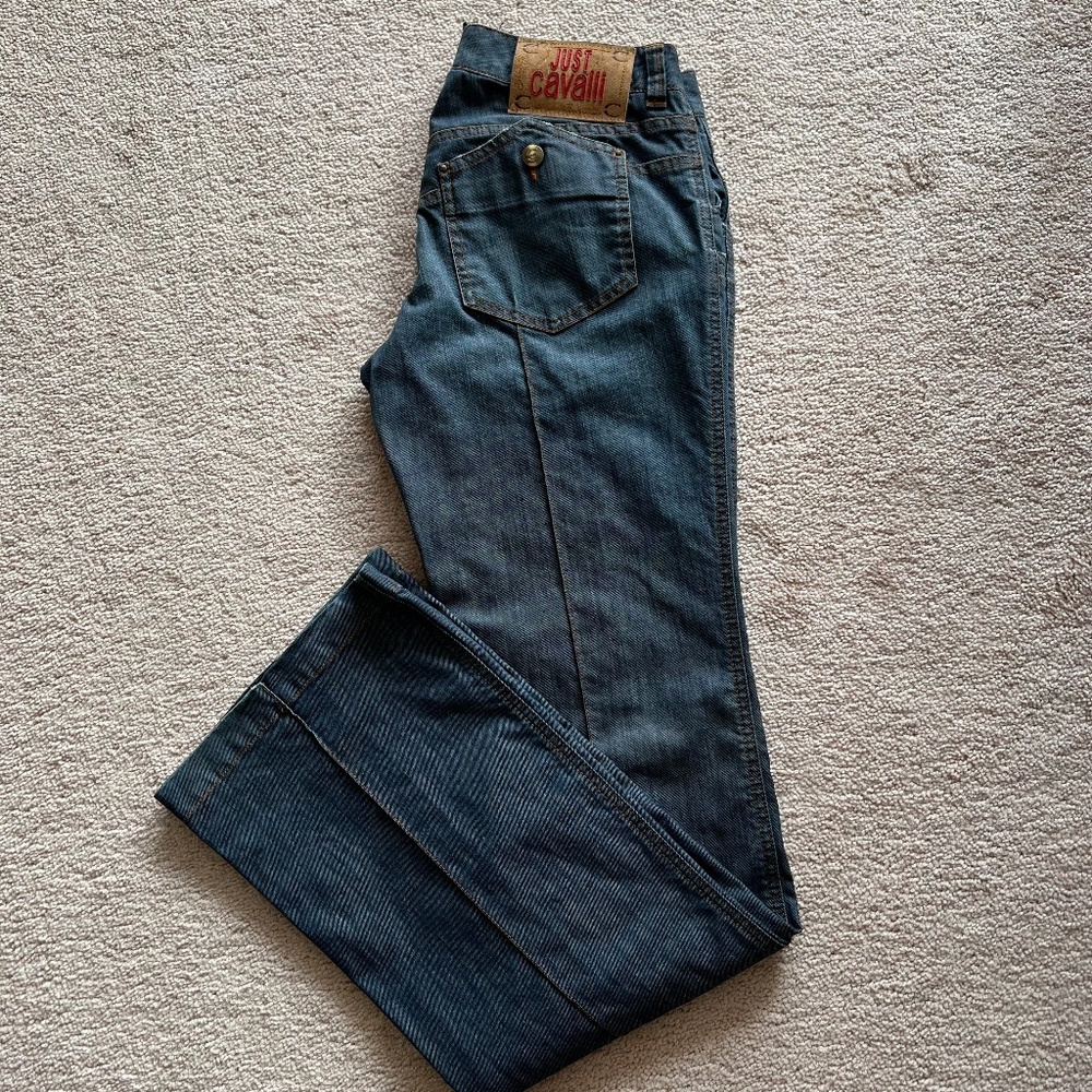 Just Cavalli Boot Cut Jeans, Size 30